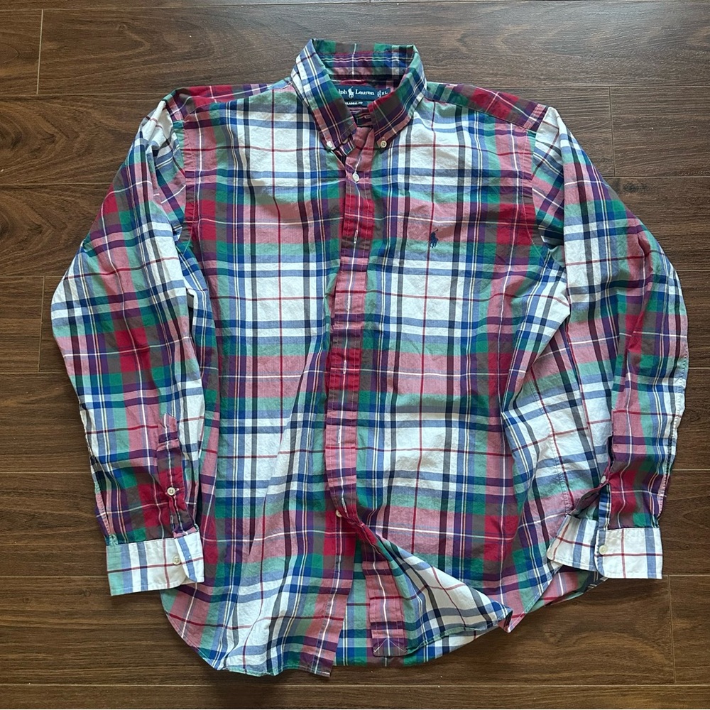 Ralph Lauren Multicolor Plaid Button-Down Shirt